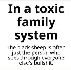 a poster with the words in a toxic family system