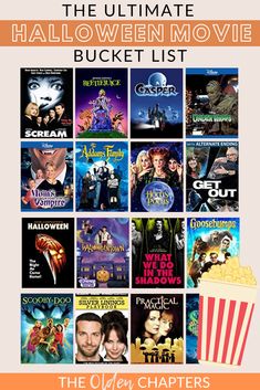 the ultimate halloween movie bucket list for movies that are easy to do with kids and adults