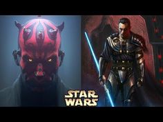 star wars the old republic and darth vader are shown in this composite image