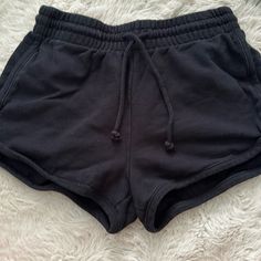 Gap Women’s Lounge Shorts In Black, Size Xs, Never Worn Gap Shorts With Elastic Waistband, Sporty Gap Shorts With Elastic Waistband, Sporty Shorts With Elastic Waistband By Gap, Black High-waisted Loungewear Shorts, Sporty Bottoms From Gap, Black High-waisted Shorts For Loungewear, Sporty Solid Color Gap Bottoms, Black High-waisted Lounge Shorts, Black High-waisted Cotton Shorts