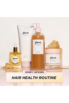 Gisou is a honey-based haircare line founded by Negin Mirsalehi using ingredients harvested from the Mirsalehi bee garden. Due to its incredible moisturizing and softening properties, Gisou believes that honey is a magical elixir. After receiving countless questions about her shiny, voluminous hair from her social media followers, Mirsalehi founded Gisou in 2015. Since then, the brand has continued to offer high-quality, bee-based hair products that are as effective as they are beautiful.Gisou by Negin Mirsalehi's nourishing weightless Honey Infused Hair Conditioner enriched with hydrating Mirsalehi Honey is formulated to effectively yet gently detangle and condition hair, leaving it hydrated, manageable and moisturized. This lightweight yet deeply hydrating formula gently detangles, condi Gisou Leave In Conditioner, Gisou Honey Infused Leave In Conditioner, Gisou Honey Candle, Gisou Honey Infused Hair Mask, Gisou Hair Care Set, Negin Mirsalehi, Health Routine, Social Media Followers, Voluminous Hair