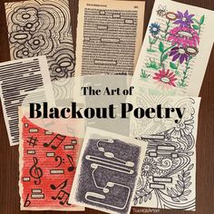 the art of blackout poetry is an easy way to learn how to use it