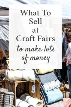 what to sell at craft fairs to make lots of money