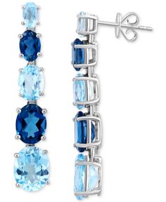 in stock Effy Jewelry, Blue Jewelry, Blue Topaz, Topaz, Buy Online, In Store, Gems, White Gold, Blue Color