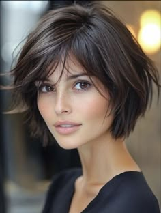 Bobs With Layers, Corte Bob, Choppy Bob Hairstyles, Layered Bob Hairstyles, Messy Short Hair, Edgy Short Hair, Bob Hairstyles For Fine Hair, Short Layered, Short Wavy Hair