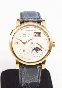 (eBay) Find many great new & used options and get the best deals for A. Lange & Sohne Lange 1 Moon Phase 109.032 Rose Gold Men's Watch at the best online prices at eBay! Free shipping for many products! Timeless Chronometer Watch For Wedding, Timeless Wedding Watches With Chronometer, Timeless Wedding Chronometer Watch, Timeless Automatic Watches For Wedding, Timeless Automatic Watches For Weddings, White Wedding Watch With Round Dial, A Lange Sohne, Moonphase Watch, Mens Rose Gold Watch