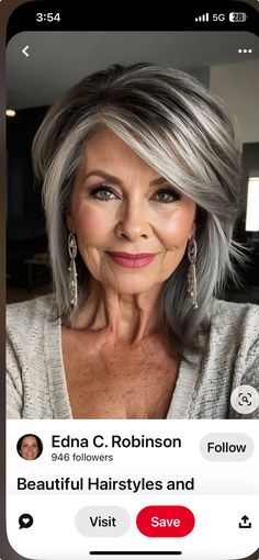 Rocker Hair, Woman Hairstyles, Silver Blonde Hair, Layered Haircuts For Medium Hair, Hair Diy, Medium Layered