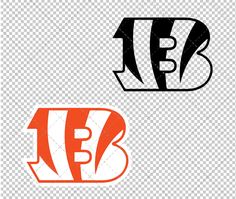 two different logos with the letter b and f on them, one in black and orange