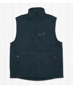 Made from an insulating performance polyester material, the Bismark FieldTec Heather Vest is versatile and warm, perfect for layering during the cooler months. 100% Polyester Southern Marsh, Mens Vests, Shades Sunglasses, Online Purchase, Polyester Material, Heathers, Dark Green, Layering, Navy