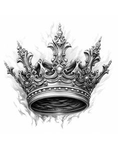 Crown Tattoos Men, Crown Drawings, Crown Tattoo Ideas, Crown Tattoo Men, Drawing Tattoo Ideas, King Crown Tattoo, Crown Drawing, Crown Tattoo Design, Crown Art