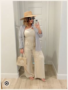 [CommissionsEarned] 63 Essential Resort Wear For Women Plus Size Guides You Never Thought Of Instantly #resortwearforwomenplussize Plus Linen Pants Outfit, Mid Size Linen Pants Outfit, Cancun Plus Size Outfits, Plus Size Linen Outfits, Linen Wide Leg Pants Outfits, Wide Leg Linen Pants Outfit Summer, Linen Pants Outfit Plus Size, Resort Wear For Women Plus Size, Plus Size Resort Wear Outfits