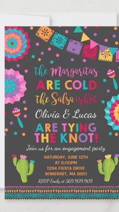 Fiesta Engagement Party, Fiesta Baby Shower Invitations, Fiesta Birthday Invitations, Fiesta Bridal Shower Invitations, Mexican Baby Shower, Fiesta Bridal Shower, Twins Baby Shower Invitations, Mexican Fiesta Party, Holy Guacamole