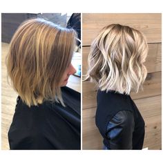 Balayage Hair Blonde, Short Hair Balayage, Penteado Cabelo Curto, Short Blonde Hair, Hair Envy, Blonde Bob, Blonde Balayage, Great Hair, Bob Cut