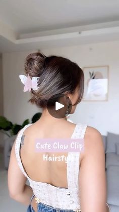 14K views · 990 reactions | Cute Claw Clip Updo 🌸
.
Comment ‘ClawClip’ for direct product link in your DMs ✨
.
.
.
.
#cutehairstyles #clawclip #clawcliphairstyle #bun #updo #butterflyclips #hair #hairstyle #hairtutorial #easyhairstyles #quickhairstyles #holidayhair #everydayhairstyle | Shalini Samuel | Luke Muzzic · Say It Right (8D Audio) Claw Clip Updo, Clip Updo, Say It Right, Butterfly Clips, Holiday Hairstyles, Quick Hairstyles, Everyday Hairstyles