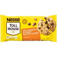 nestle toll house milk chocolate and peanut butter flavored cookies