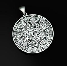 Maya Aztec calendar necklaces Pendant in Sterling silver 925 chain is not included feel free to contact me for more information. we can also make in any size you need contact me for more information, diameter 35 mm (without bail only star) Shipping? we have free shipping worldwide and we provide tracking number, we have also express shipping please check the shipping methods in your payment checkout. Why us? buy from a real jeweller who sell online more than 15 years, 14 days return policy for f Calendar Necklace, Mayan Calendar, Aztec Calendar, Silver Gift Wrap, Necklaces Pendant, Charm Pendant Necklace, Sell Online, Silver Gifts, Pendant Rings