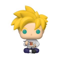 Dragon Ball Z™ Super Saiyan Gohan with Noodles Pop! - 3¾ Mister SFC All Out Anime, Eating Noodles, Saga Dragon Ball, Dark Phoenix, Pop Figures, Funko Pop Vinyl, The Lion King, Boba Fett, Super Saiyan