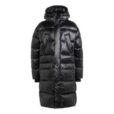 adidas Long Down Puffer Jacket 'Black' IR7135 Down Puffer Jacket, Puffer Jacket, Adidas Jacket, Puffer, Adidas, Black