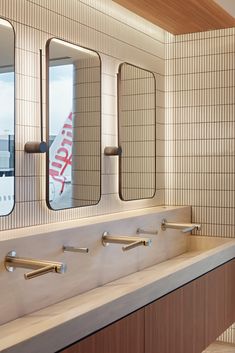 the bathroom is clean and ready to be used by passengers on board an air plane