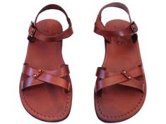 SALE ! New Leather Sandals ARIELA Women's Shoes Thongs Flip Flops Flats Slides Slippers Biblical Bri Jesus Sandals, Sandals Greek, Roman Style, Slides Slippers, Leather Sandals Handmade, Leather Flip Flops, Brown Leather Sandals, Everyday Shoes, Flip Flop Slippers