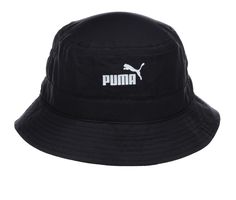 100% lightweight polyester construction, Built-in sweatband for added comfort with adjustable toggle pull for a custom fit, One size fits most, PUMA® branding details | Puma Men's Adjustable Bucket Hat in Black Sporty Bucket Hat With Curved Brim, Sporty Black Bucket Hat For Sports, Casual Black Waterproof Bucket Hat, Functional Sports Bucket Hat, Sporty Adjustable Black Bucket Hat, Black Adjustable Sporty Bucket Hat, Casual Adjustable Black Bucket Hat, Casual Black Adjustable Bucket Hat, Bucket Hat Black