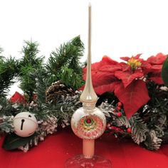 Complete Your Holiday Display With This 11 Inch Tall Reflector Tree Topper. Mouth Blown And Panted By Skilled Artisans. This Glass Tree Topper Will Capture Attention On Any Christmas Tree.. 11 In H X 2 In W X 2.5 In D. Purchase includes One Finial. Finial Tree Topper, Glass Tree Topper, Save Trees, Glass Tree, Holiday Display, Holiday Christmas Tree, Christmas Floral, Tree Topper, Christmas Tree Toppers