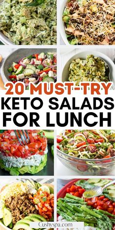 20 must try keto salads for lunch that are delicious and easy to make