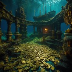 Lost Ship's Treasure Hunt: Underwater Adventure Unfolds!

#shipwrecktreasure #underwaterarchaeology Sunken Ships, Bear Safety, Sunken Treasure, Spanish Galleon, Map Ideas, Marine Ecosystem, Stair Case