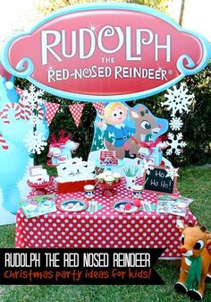 rudolph the red nosed reindeer birthday party