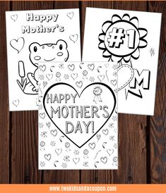 mother's day coloring pages with hearts and flowers