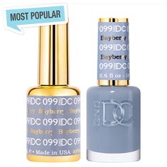 DND DC Duo 100% Pure Gel Pack: 1 Gel Lacquer .5 oz + 1 Lacquer .5oz Matching Color With the new formula, Daisy Gel Nail Polish system needs only Gel Color and Top Coat, eliminating the use of Base Coat and Bond. It lasts to 21 days. LED and UV cured. Made in USA. Dc Nail Polish Colors, Dnd Gel Polish Colors, Dnd Nails, Inspiring Nails, Fingernail Ideas, Finger Nail Art, Nail Time