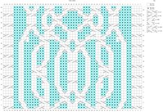 a cross stitch pattern with blue and white designs on it, including the words'love you