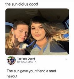 two women in the back seat of a car, one with her head turned to the side