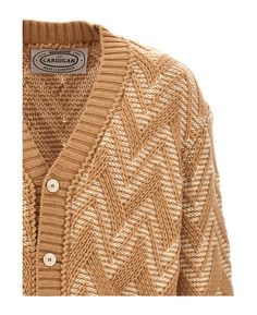 Missoni Cardigan 'zig Zag' | italist Men's Cardigan, Cable Stitch, Mens Cardigan, Zig Zag Pattern, Knitwear Men, Knit Stitch, Knitwear Design, Beige Sweater, Machine Knitting