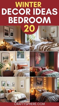 Cozy Winter Bedroom Ideas, Cozy Bedroom Warm Romantic, Layered Textiles, Winter Bedroom Decor, Fall Bedroom Ideas, Winter Decor Ideas, Cozy Winter Decor, Bedroom Decoration Ideas, Cozy Fall Bedroom