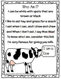 a black and white cow with an i can't give you milk poem