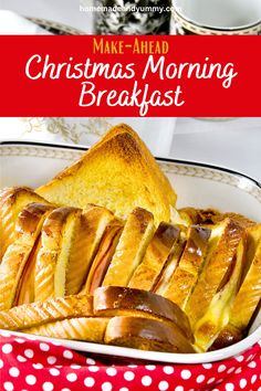 Make-Ahead Christmas Breakfast Sandwiches are just what you need. Made the night before, just pop in the oven in the morning. #Christmasbreakfast #breakfastcasserole #Christmasbreakfastrecipes