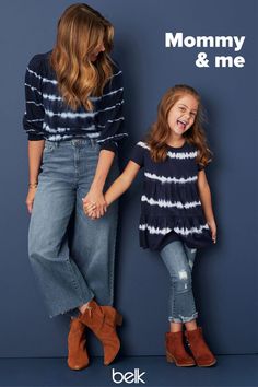 Like mother, like daughter! Be the most stylish duo in coordinating tops, jeans, boots and more from Belk. Like Mother Like Daughter, Jeans Boots, Mommy And Me, Ivy, Don't Forget, Mom Jeans, Merry Christmas, Women's Fashion, Crown