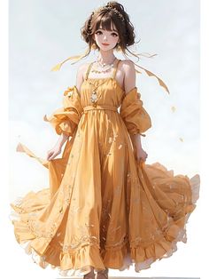 Fantasy Gowns, Anime Princess, Historical Dresses, Marmalade, Mini Dresses Summer, Fantasy Clothing