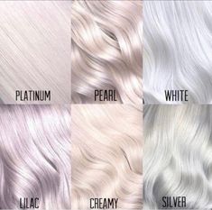 Hair Color Names, Babs Tarr, Perfect Blonde Hair, Pearl Blonde, Korean Hair Color, White Hair Color, White Blonde Hair, Hair Color Streaks, Dyed Hair Inspiration