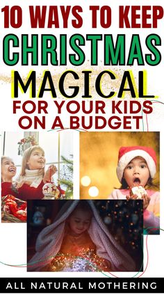 10 brilliants ideas for how to keep Christmas magical for kids... AND on a budget. Cheap ways to bring the magic to xmas for children every year. Special things to do to make Christmas magical. The magic for Christmas doesn't have to be expensive or even time consuming, but it sure does have to be fun and memorable! Making Christmas Magical, Make Christmas Magical, Magic For Kids, Mom Tips, Baby Health, Holiday Time, Cool Baby Stuff, Christmas Magic, Christmas Traditions