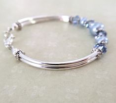 Delicate Adjustable Beaded Bracelets For Bridesmaids, Elegant Bangle Bracelets For Bridesmaid Gift, Elegant Bangle For Bridesmaid Gift, Adjustable Delicate Beaded Bracelets For Bridesmaids, Elegant Bangle Jewelry For Bridesmaid Gift, Delicate Silver Bracelet For Anniversary, Elegant Nickel-free Name Bracelet, Delicate Bangle Bracelets For Bridesmaids, Adjustable Jewelry For Bridesmaid Gift