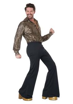 Men's Adult 70's Disco Guy Costume Disco Outfit Men, 70s Outfits Men, Moda Disco, 70s Outfits Ideas, 70s Disco Outfit, 70s Mode, 70’s Disco, 70's Disco, 70s Costume