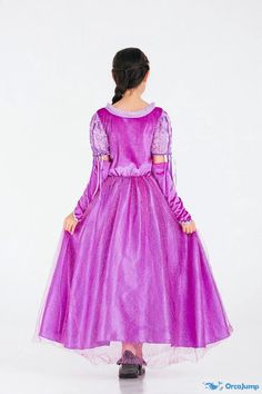 Orcajump - Magic Fantasy Rapunzel purple dress ranzel female performance clothes Le Pei princess dress - Final Sale Sleeping Beauty Dress, Rapunzel Costume, Luxury Purple, Halloween Princess, Princess Dress Kids, Princess Rapunzel, Princess Costume, Sofia The First, Dresses Xxl