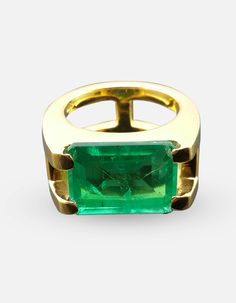 art deco inspired ring diamond cocktail royalty fine jewelry high finger ring Cool Eyes, Perfect Ring, Emerald Green, Men's Collection, Stylish Men, Cubic Zirconia, Metallic Silver, Emerald, Ring