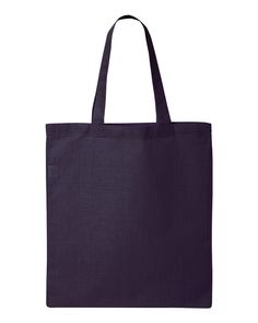 a purple tote bag on a white background