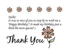 a birthday card with flowers and the words happy birthday written in black ink on it