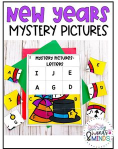 New Years Mystery Pictures for Preschool New Year Prek Activities, New Year Activities For Kids Preschool, New Year Preschool Activities, New Years Preschool, Preschool Zoo Theme, Pirate Preschool, Zoo Preschool, New Years Activities