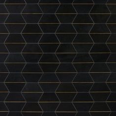 an abstract black and gold geometric tile pattern