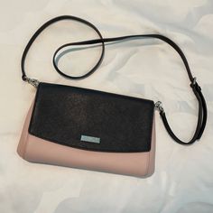 Brand New Kate Spade Bag. Never Worn And In Excellent Condition! Kate Spade Pink Bags For Evening, Everyday Kate Spade Blush Bag, Pink Kate Spade Bag For Evening, Pink Kate Spade Evening Bag, Pink Kate Spade Shoulder Bag For Evening, Kate Spade Pink Pouch Bag, Chic Kate Spade Clutch Bag, Kate Spade Shoulder Bag, Bags Kate Spade